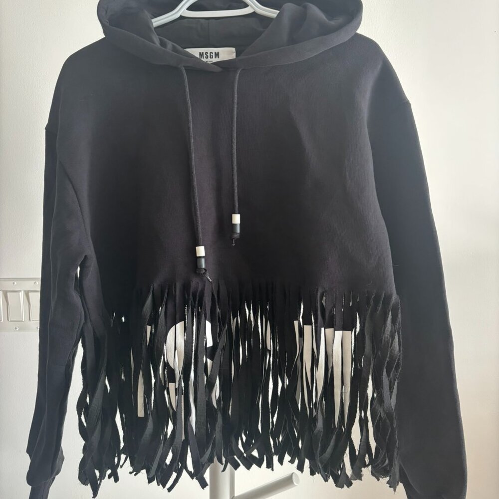 MSGM Women's Black Hoodie, XS